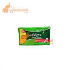 Whisper Sanitary Napkin Ultra Clean Wings, 30 U